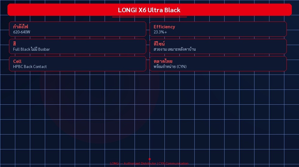 LONGi X6 Ultra Black | CYN