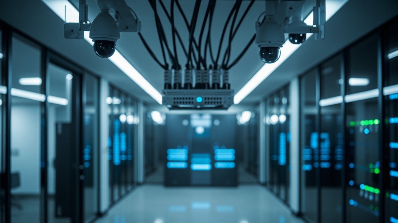 กล้องวงจรปิดและอุปกรณ์ IoT เชื่อมต่อผ่านสวิตช์ PoE