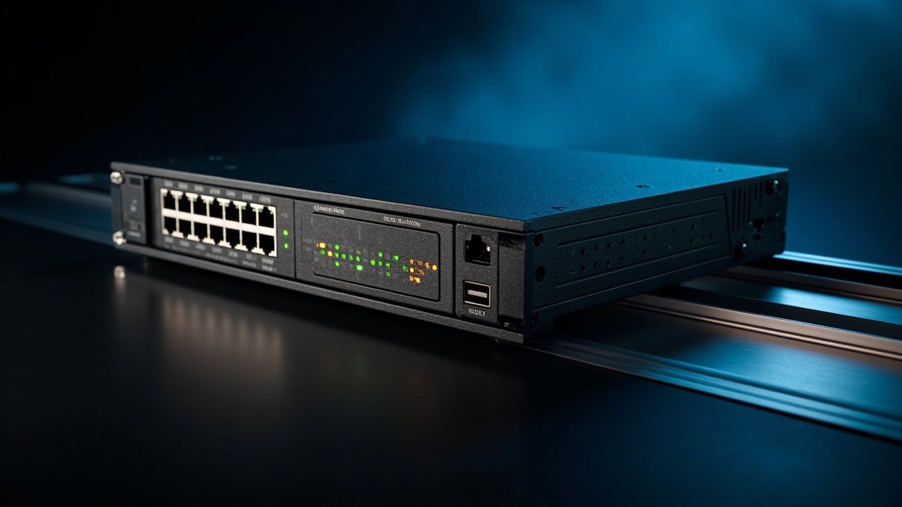 สวิตช์อีเทอร์เน็ตอุตสาหกรรม Teltonika รุ่น TSW พร้อมพอร์ต RJ45 และช่อง SFP