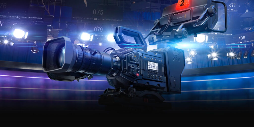 URSA Broadcast G2 กล้อง Cinema Camera จาก Blackmagic Design พร้อมเลนส์ B4 และจอสัมผัส
