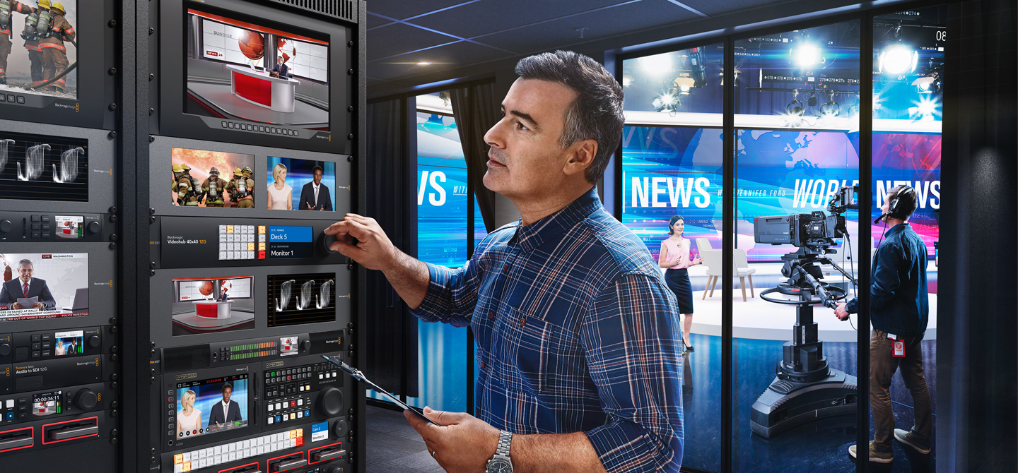 Blackmagic Videohub 12G video router สำหรับงานวิดีโอระดับมืออาชีพ