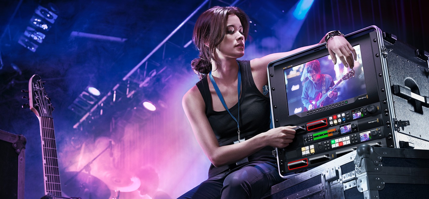 Videohub Mini Other Blackmagic Design เราท์เตอร์วิดีโอ 12G-SDI พร้อม USB-C webcam out