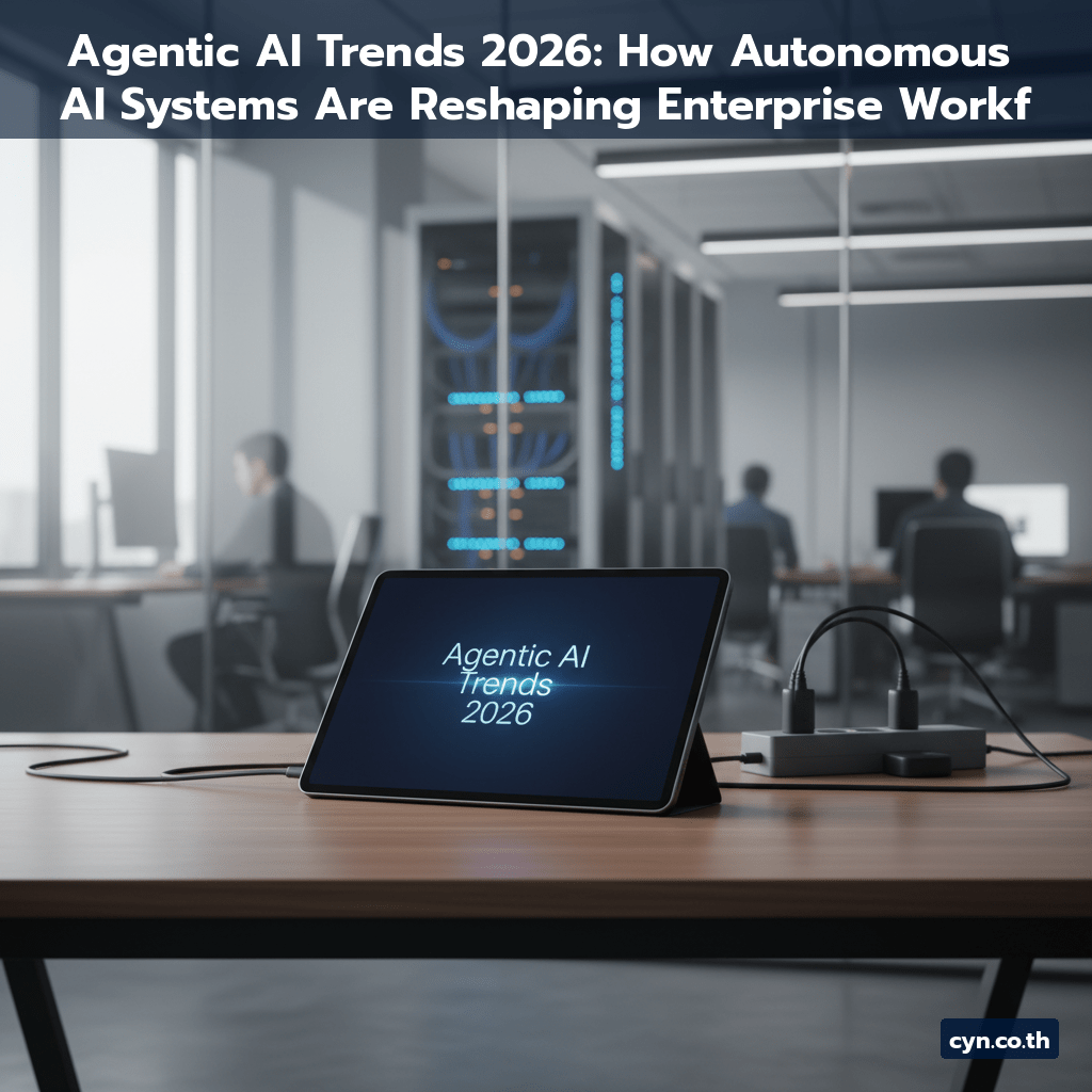 Agentic AI Trends 2026: How Autonomous AI Systems Are Reshaping Enterprise Workflows - cover