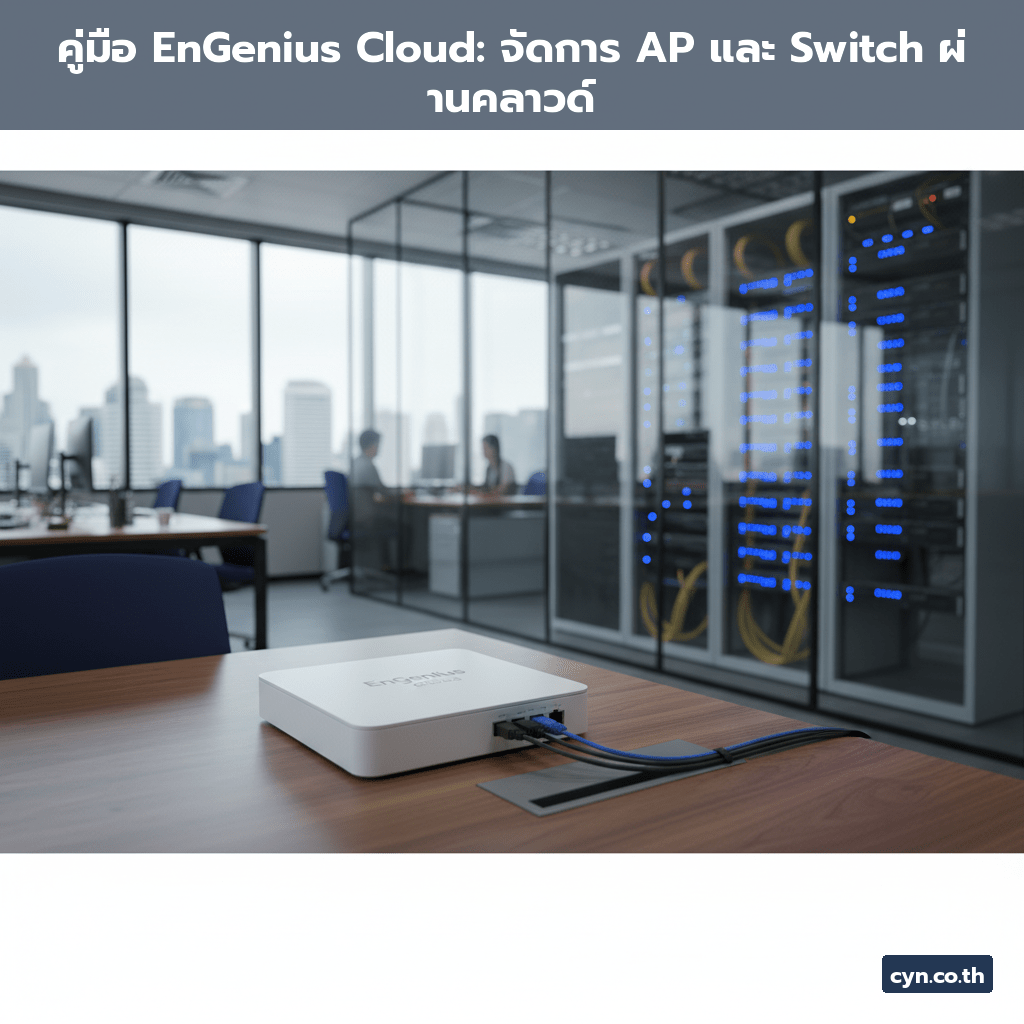 คู่มือ EnGenius Cloud: จัดการ AP และ Switch ผ่านคลาวด์ - cover
