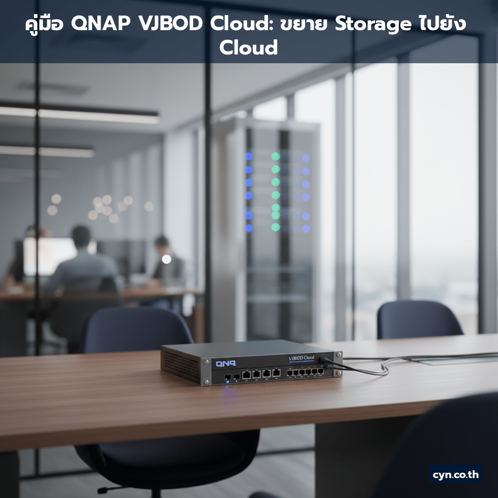 คู่มือ QNAP VJBOD Cloud: ขยาย Storage ไปยัง Cloud - cover