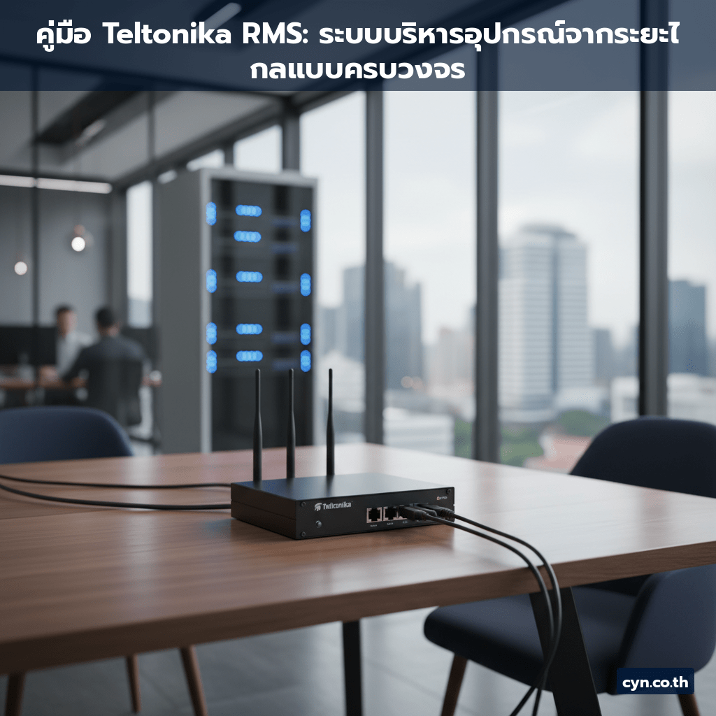 คู่มือ Teltonika RMS: ระบบบริหารอุปกรณ์จากระยะไกลแบบครบวงจร - cover