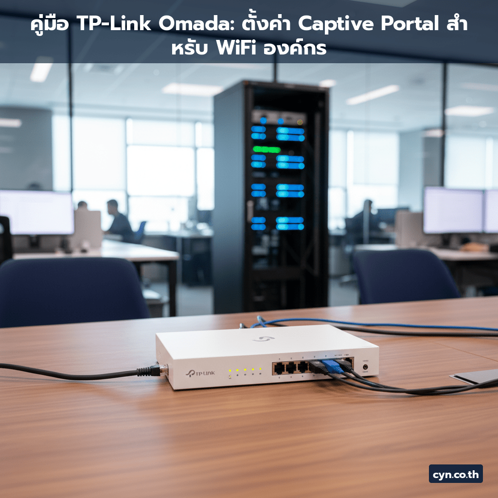 คู่มือ TP-Link Omada: ตั้งค่า Captive Portal สำหรับ WiFi องค์กร - cover