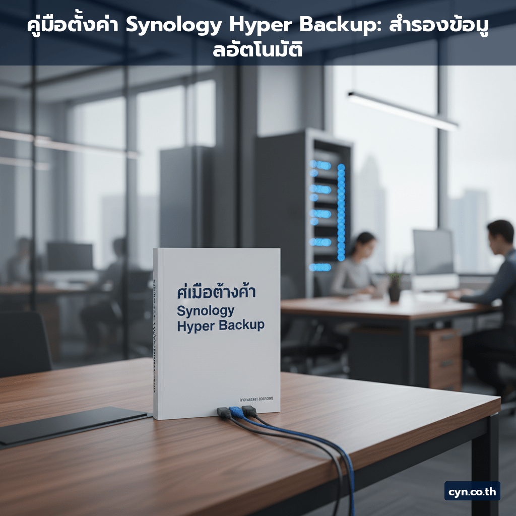 คู่มือตั้งค่า Synology Hyper Backup: สำรองข้อมูลอัตโนมัติ - cover