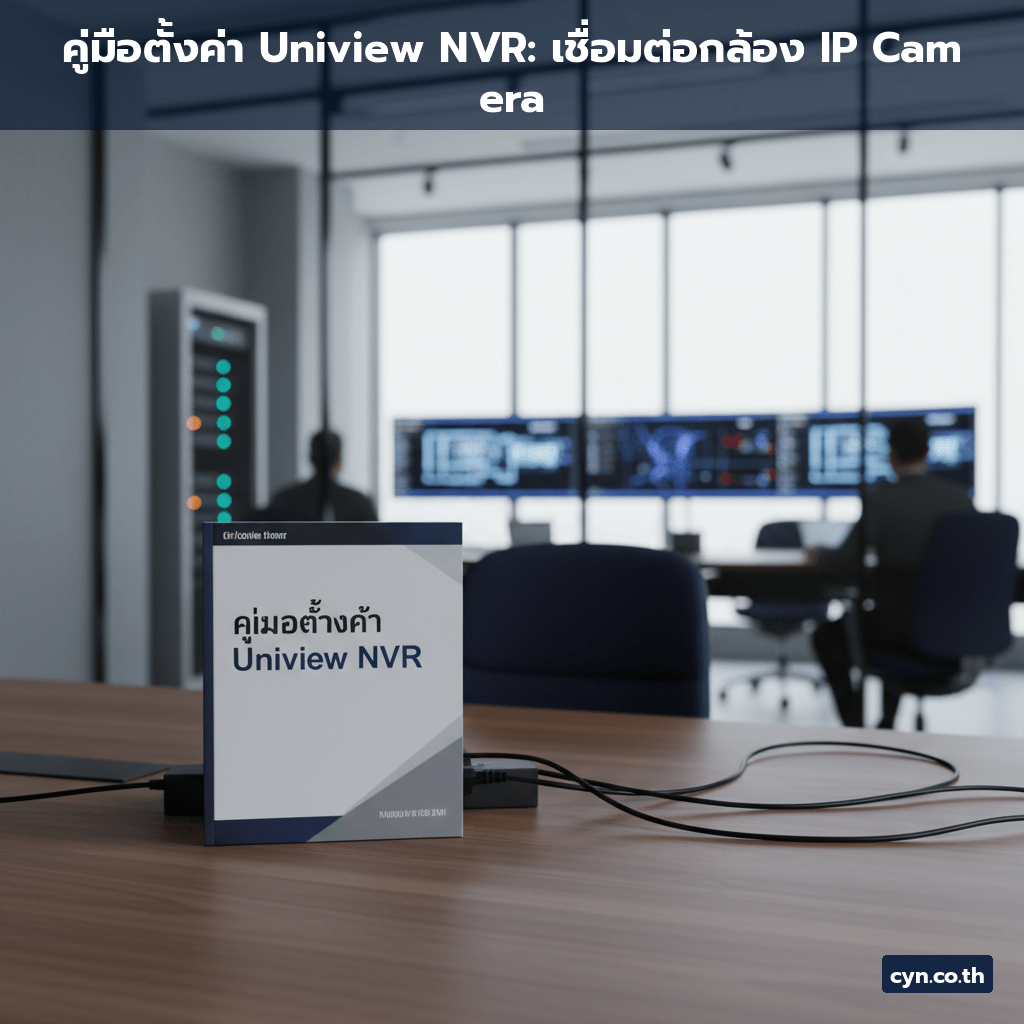 คู่มือตั้งค่า Uniview NVR: เชื่อมต่อกล้อง IP Camera - cover