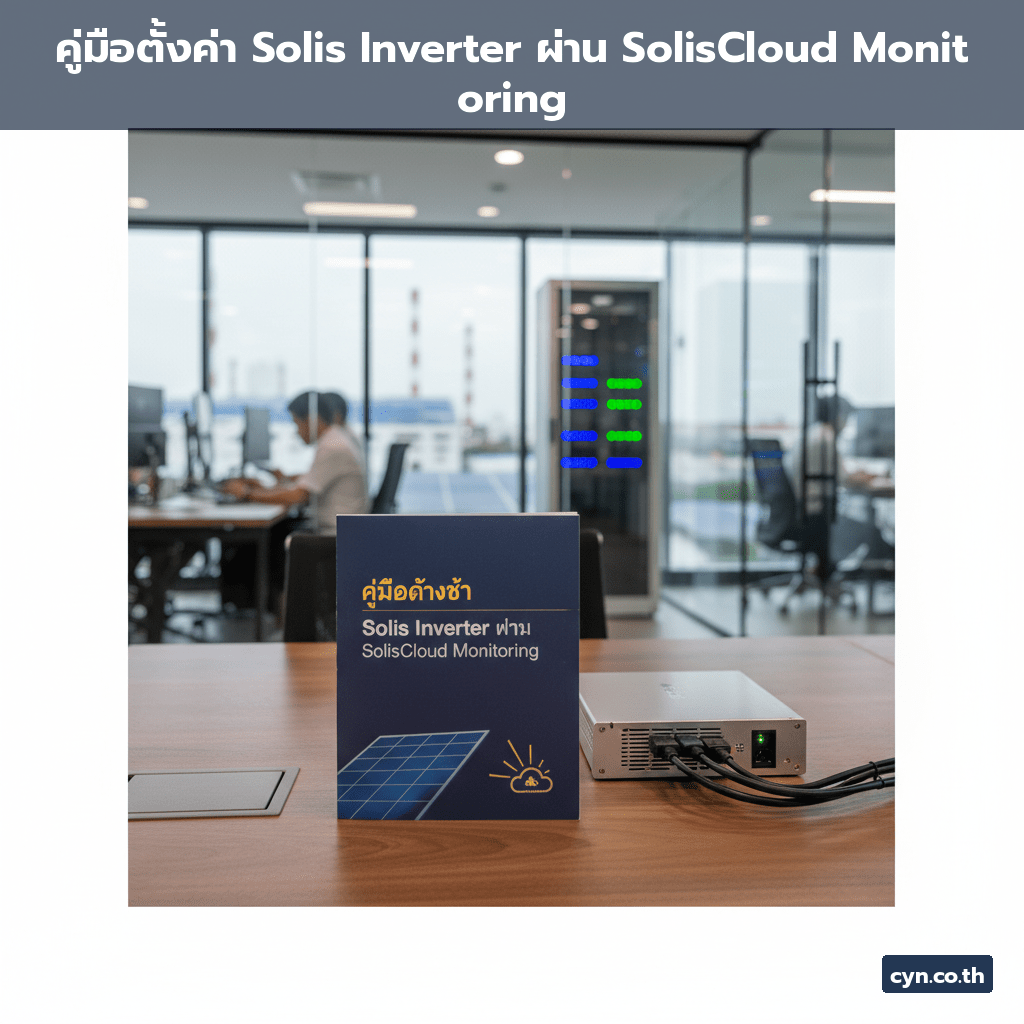 คู่มือตั้งค่า Solis Inverter ผ่าน SolisCloud Monitoring - cover
