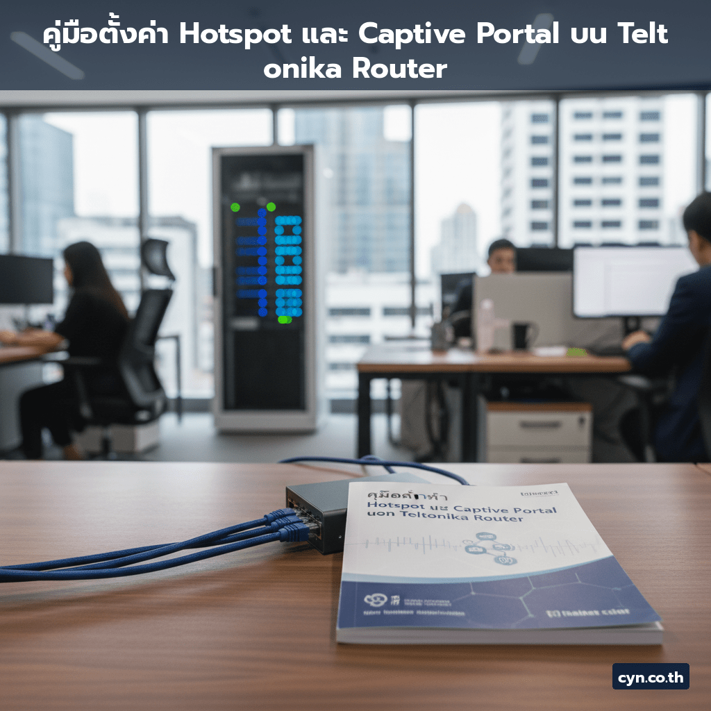 คู่มือตั้งค่า Hotspot และ Captive Portal บน Teltonika Router - cover