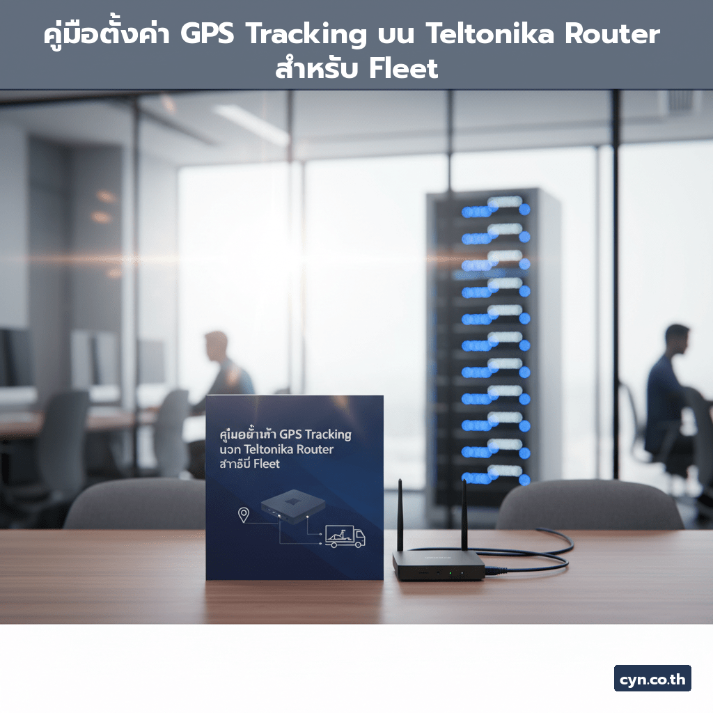 คู่มือตั้งค่า GPS Tracking บน Teltonika Router สำหรับ Fleet - cover