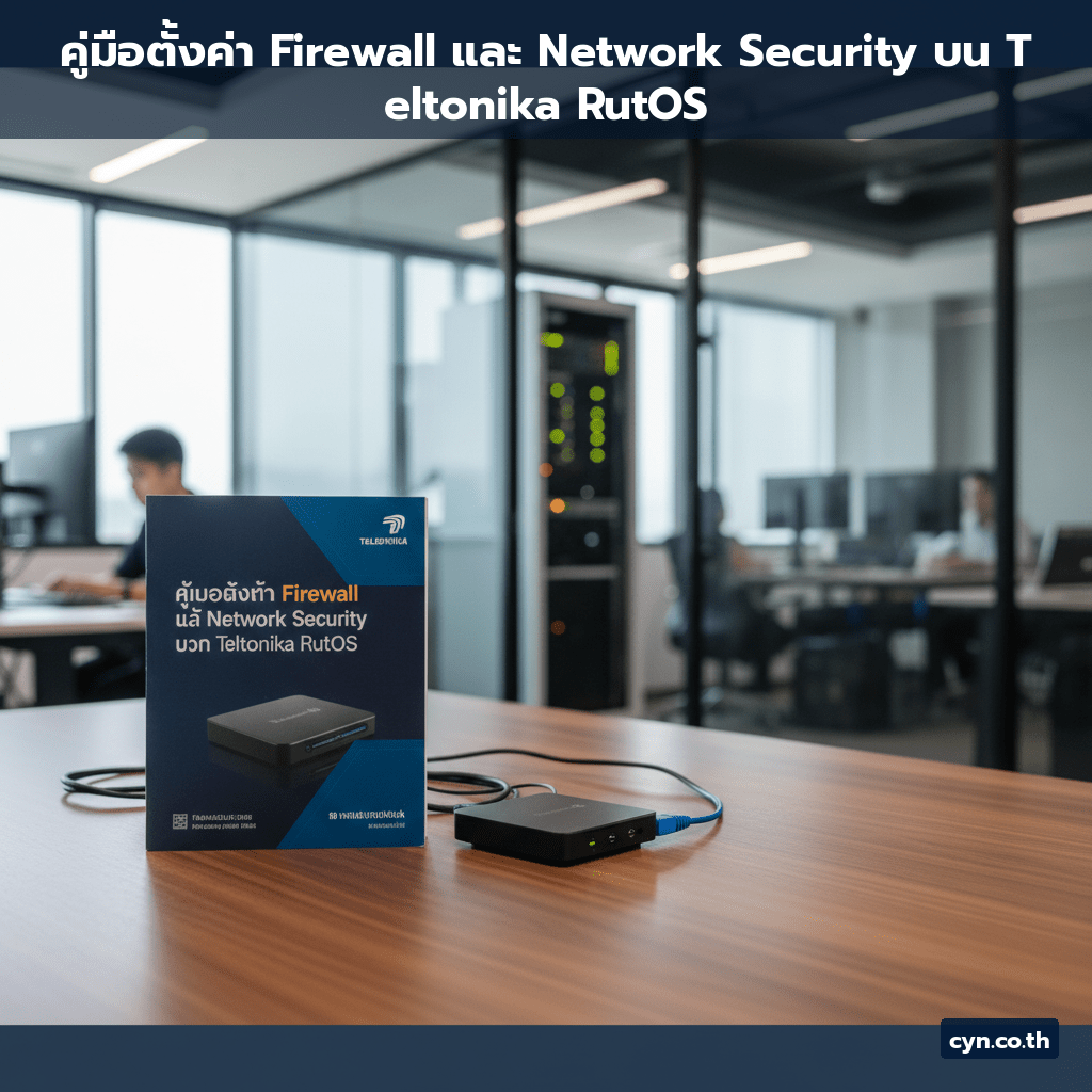 คู่มือตั้งค่า Firewall และ Network Security บน Teltonika RutOS - cover