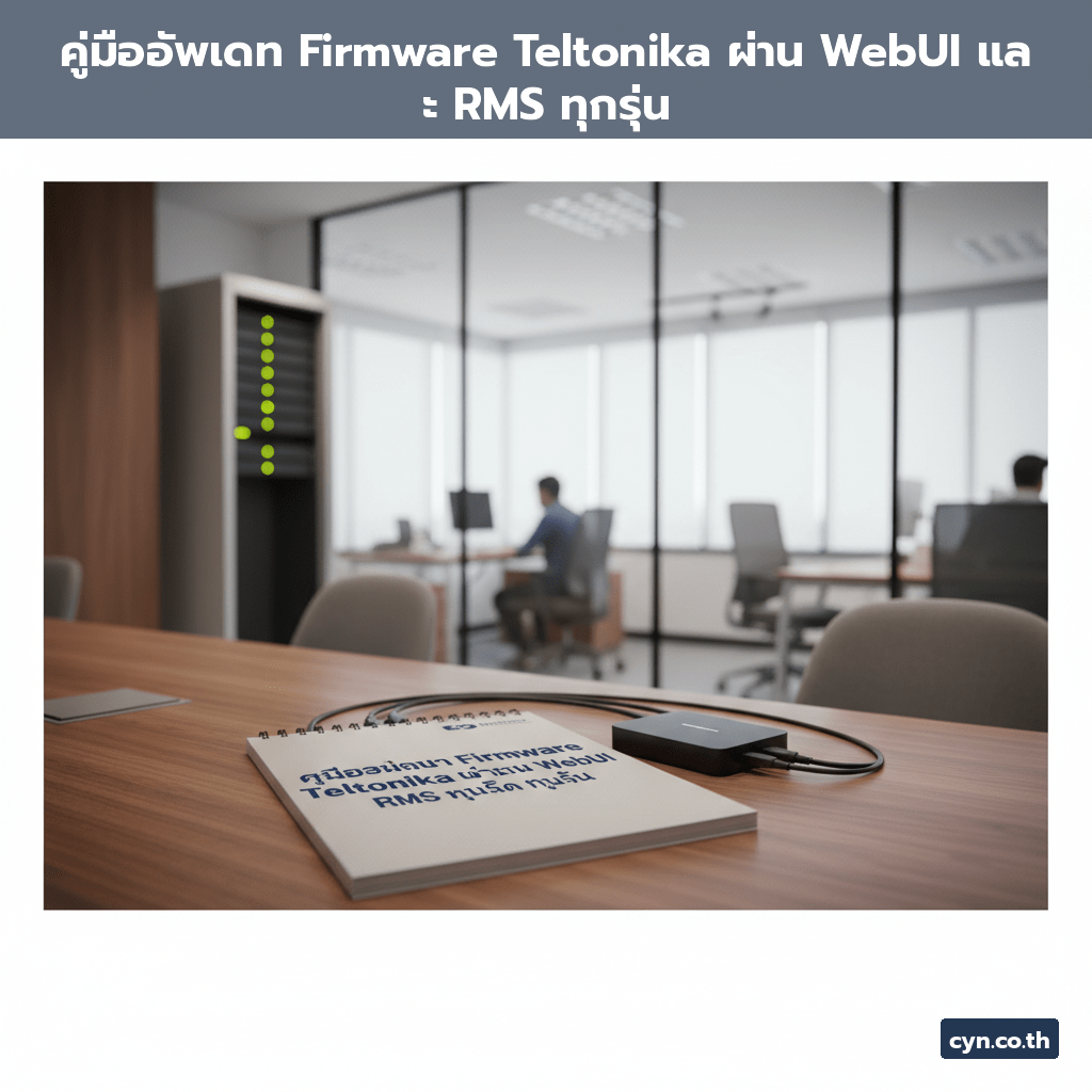 คู่มืออัพเดท Firmware Teltonika ผ่าน WebUI และ RMS ทุกรุ่น - cover