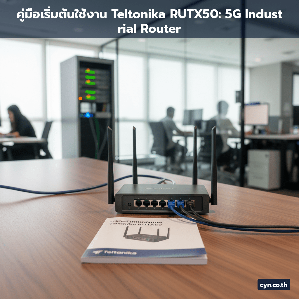 คู่มือเริ่มต้นใช้งาน Teltonika RUTX50: 5G Industrial Router - cover