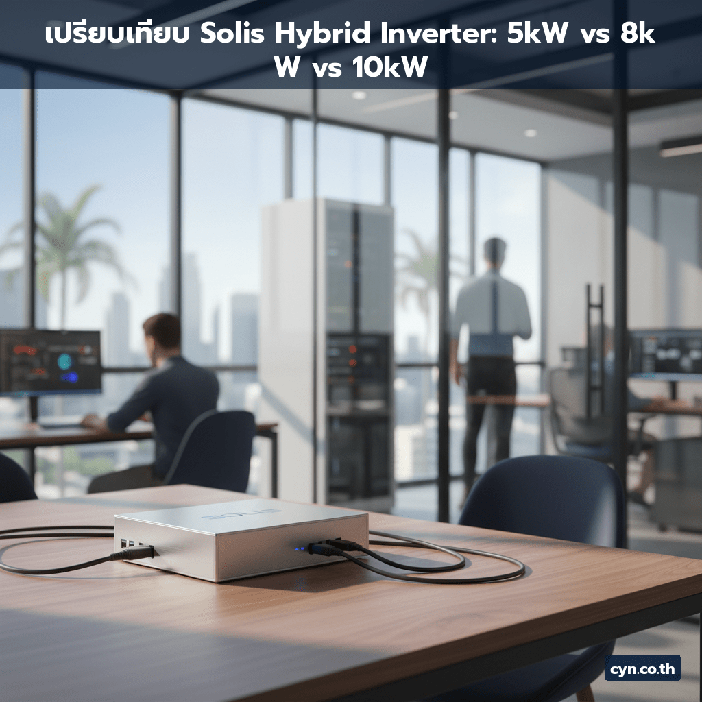 เปรียบเทียบ Solis Hybrid Inverter: 5kW vs 8kW vs 10kW - cover
