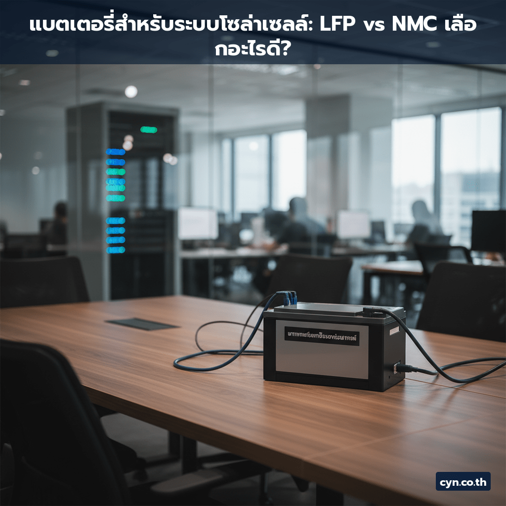 แบตเตอรี่สำหรับระบบโซล่าเซลล์: LFP vs NMC เลือกอะไรดี? - cover