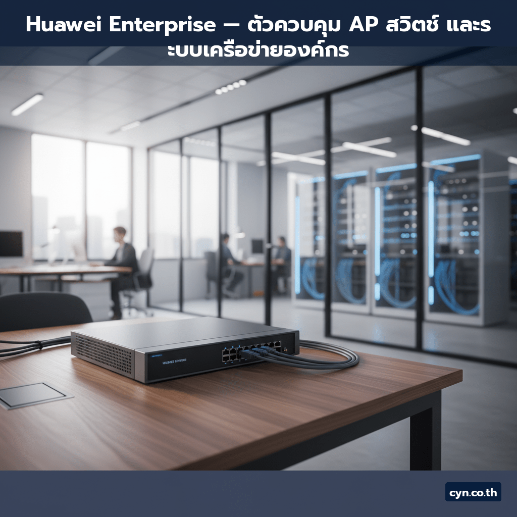 Huawei Enterprise — ตัวควบคุม AP สวิตช์ และระบบเครือข่ายองค์กร - cover