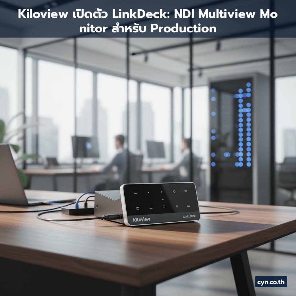 Kiloview เปิดตัว LinkDeck: NDI Multiview Monitor สำหรับ Production - cover