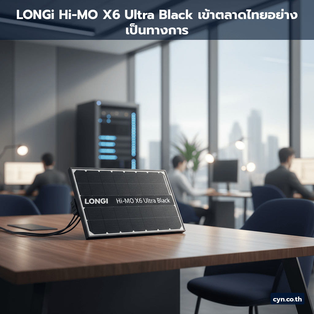 LONGi Hi-MO X6 Ultra Black เข้าตลาดไทยอย่างเป็นทางการ - cover