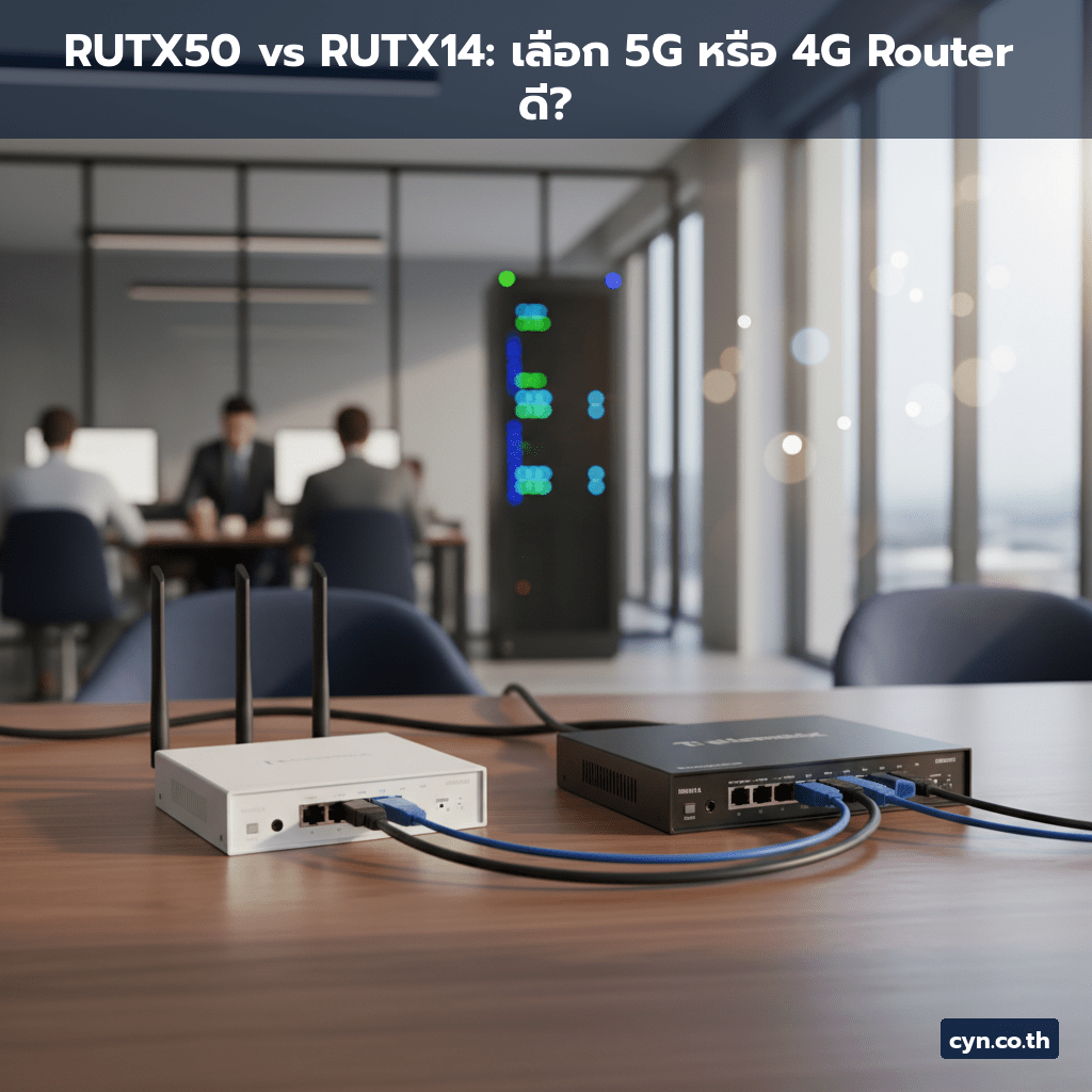 RUTX50 vs RUTX14: เลือก 5G หรือ 4G Router ดี? - cover