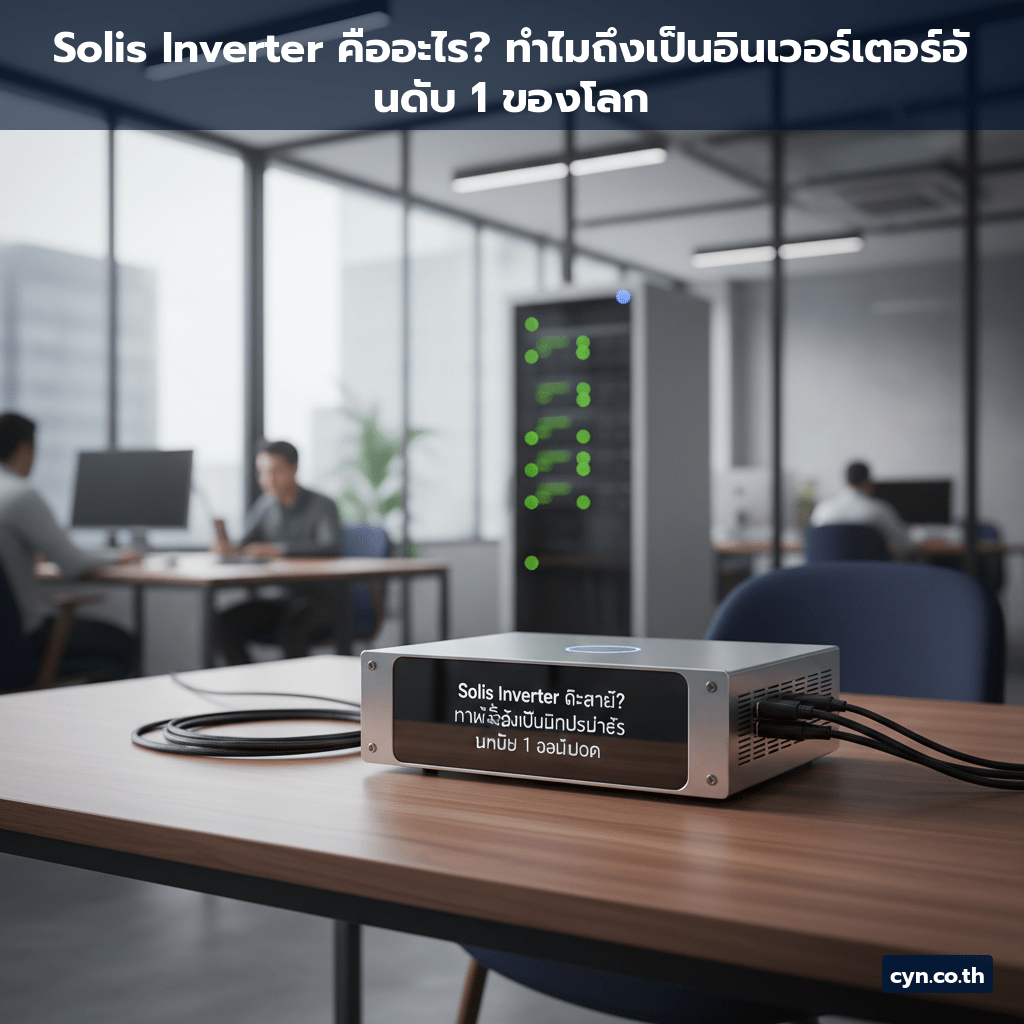 Solis Inverter คืออะไร? ทำไมถึงเป็นอินเวอร์เตอร์อันดับ 1 ของโลก - cover