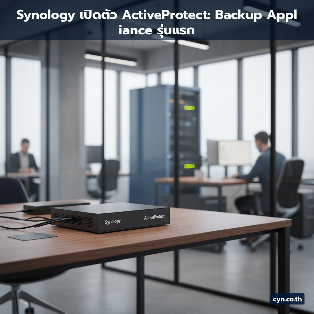 Synology เปิดตัว ActiveProtect: Backup Appliance รุ่นแรก - cover