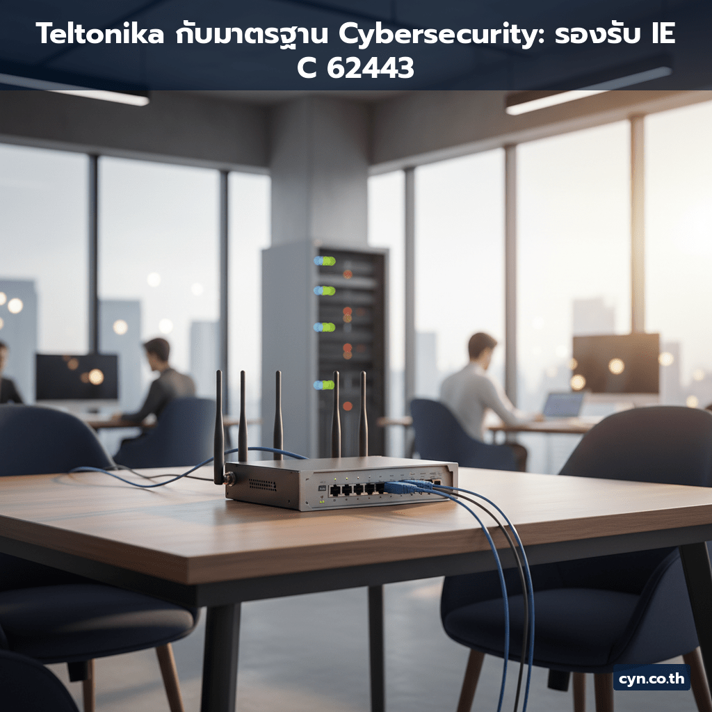 Teltonika กับมาตรฐาน Cybersecurity: รองรับ IEC 62443 - cover