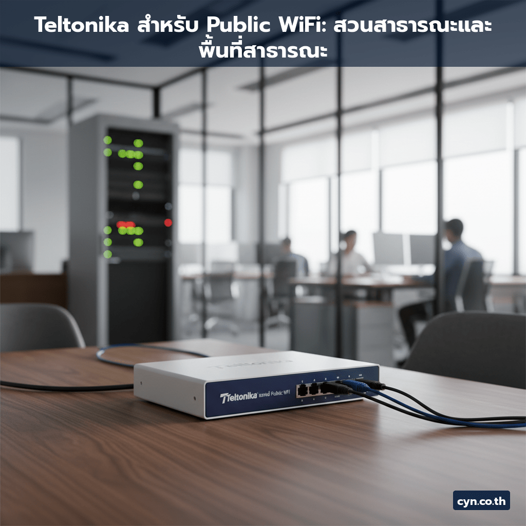 Teltonika สำหรับ Public WiFi: สวนสาธารณะและพื้นที่สาธารณะ - cover