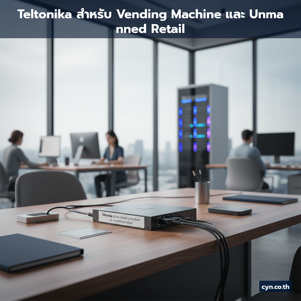 Teltonika สำหรับ Vending Machine และ Unmanned Retail - cover