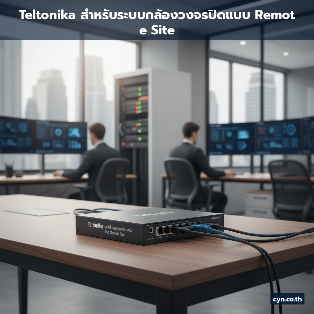Teltonika สำหรับระบบกล้องวงจรปิดแบบ Remote Site - cover