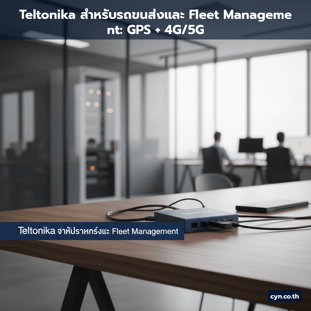 Teltonika สำหรับรถขนส่งและ Fleet Management: GPS + 4G/5G - cover