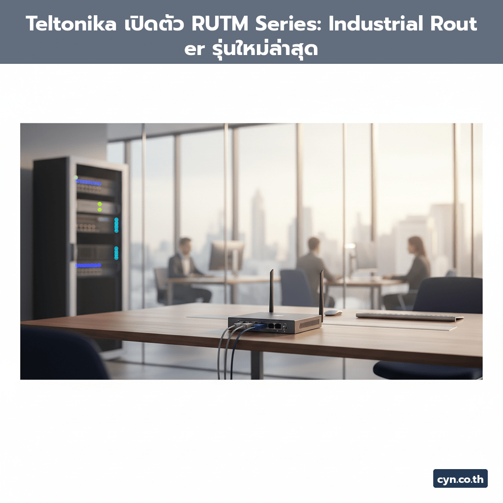 Teltonika เปิดตัว RUTM Series: Industrial Router รุ่นใหม่ล่าสุด - cover