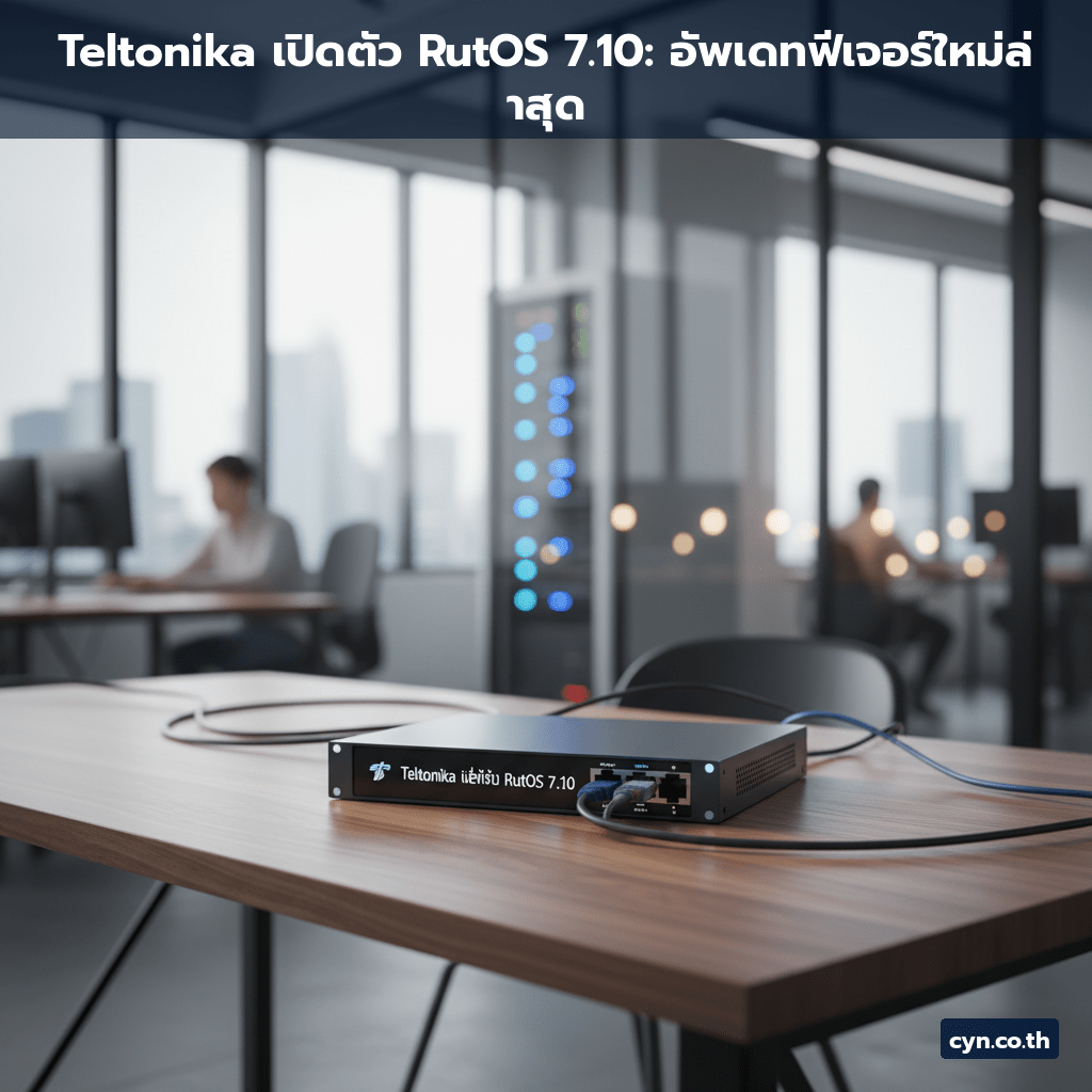 Teltonika เปิดตัว RutOS 7.10: อัพเดทฟีเจอร์ใหม่ล่าสุด - cover