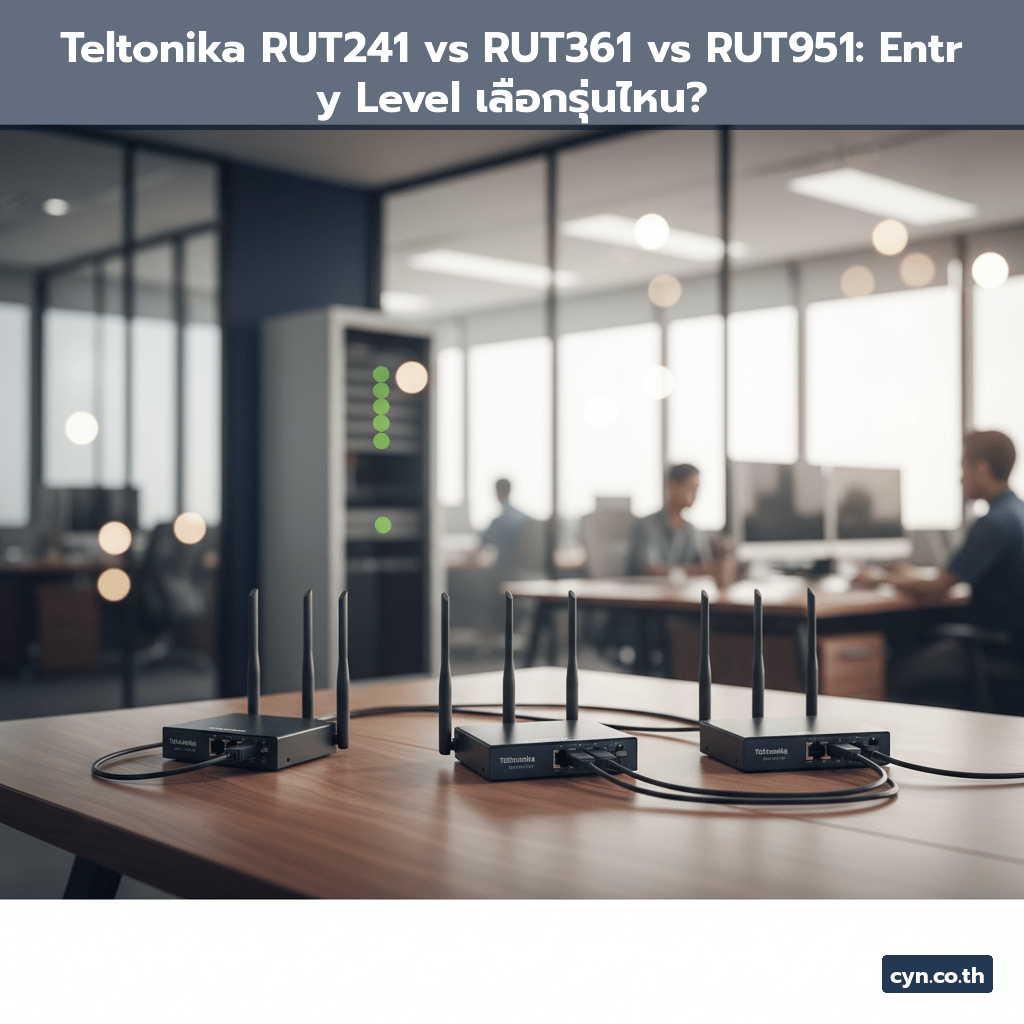 Teltonika RUT241 vs RUT361 vs RUT951: Entry Level เลือกรุ่นไหน? - cover
