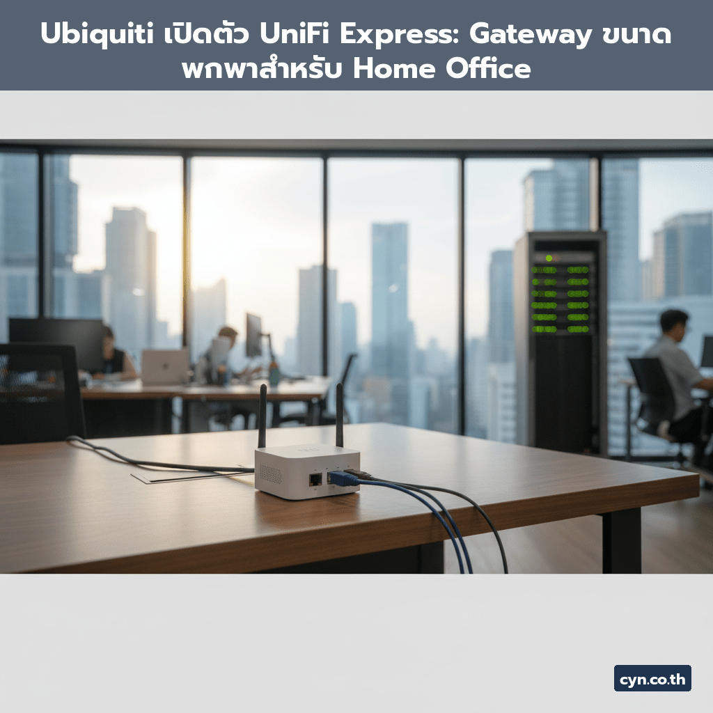 Ubiquiti เปิดตัว UniFi Express: Gateway ขนาดพกพาสำหรับ Home Office - cover