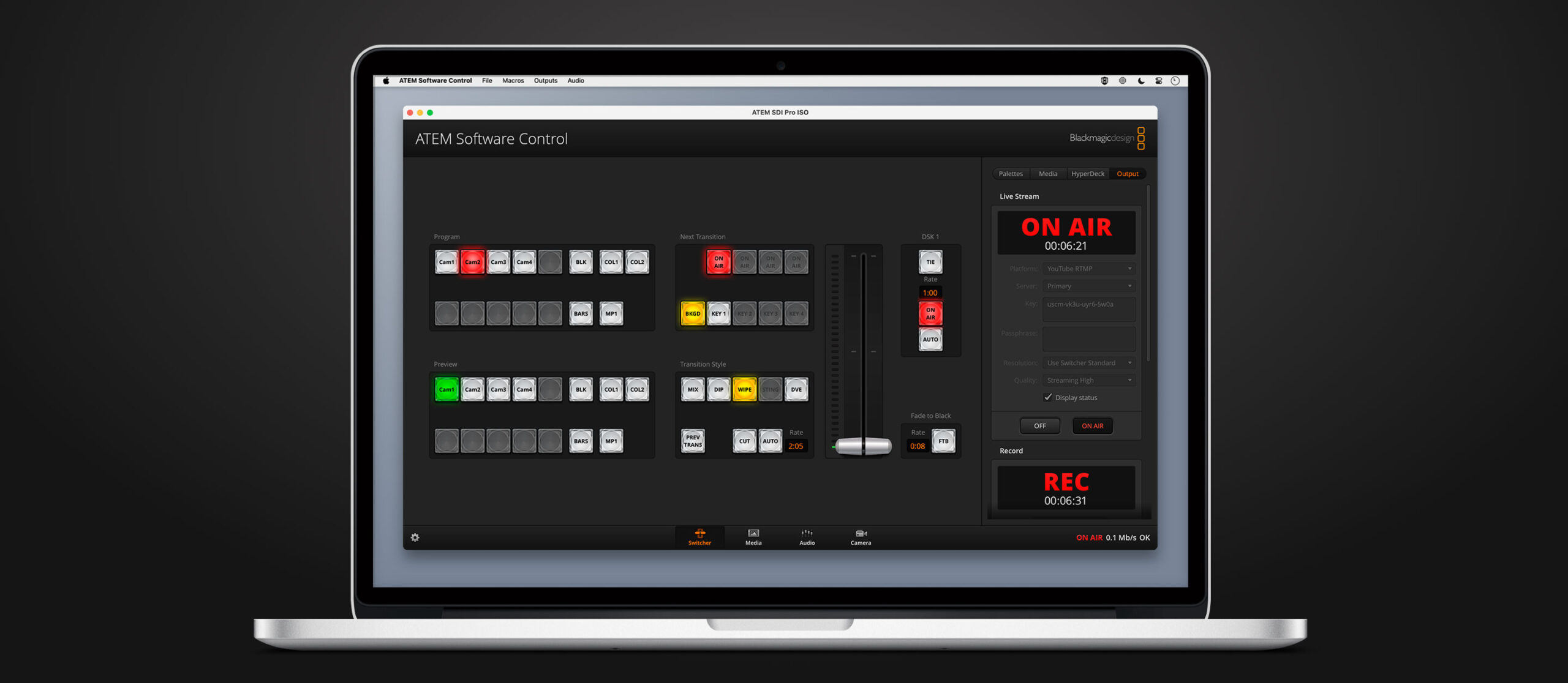 ATEM SDI — software