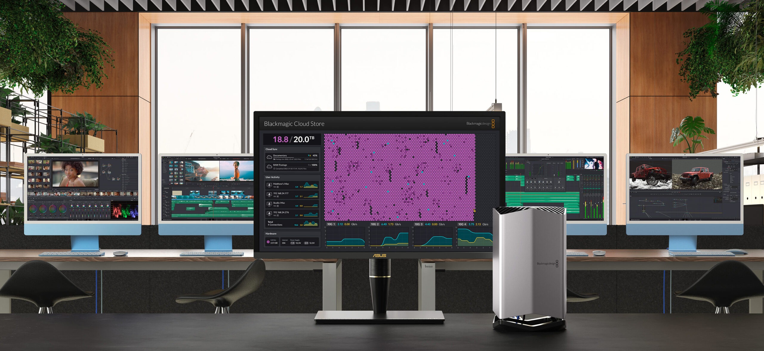 Blackmagic Cloud Store — switch
